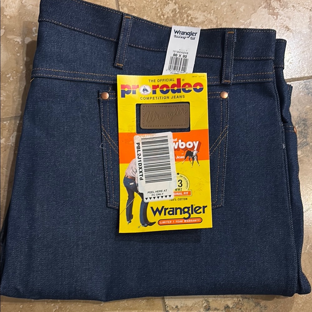 Wrangler Men's Dark Blue Jeans